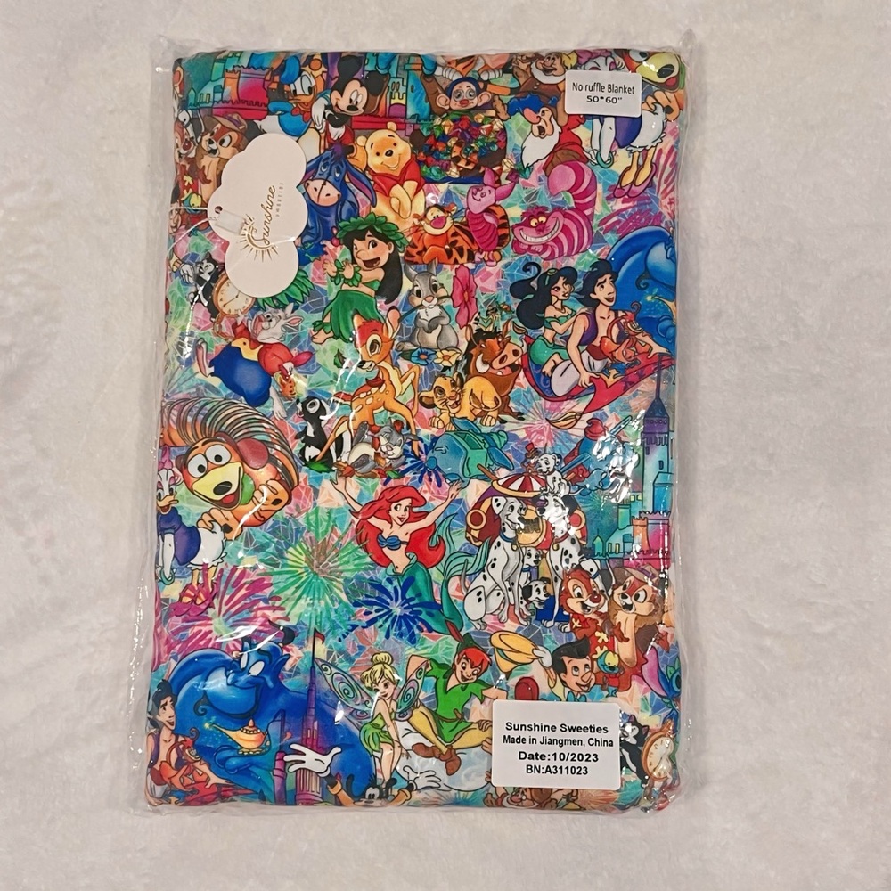 Party On Mainstreet Bamboo Blanket 50x60